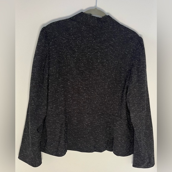 NWT US 18 Addition Elle Gray Tweed Jacket - Picture 2 of 7